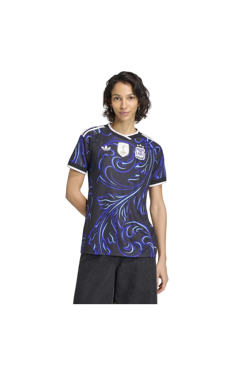 Women's adidas  Black Argentina National Team 2026 Away Replica Jersey, Main, color, Black