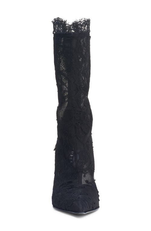 Alexander Mcqueen Mcqueen Pointed Toe Lace Boot In Multi
