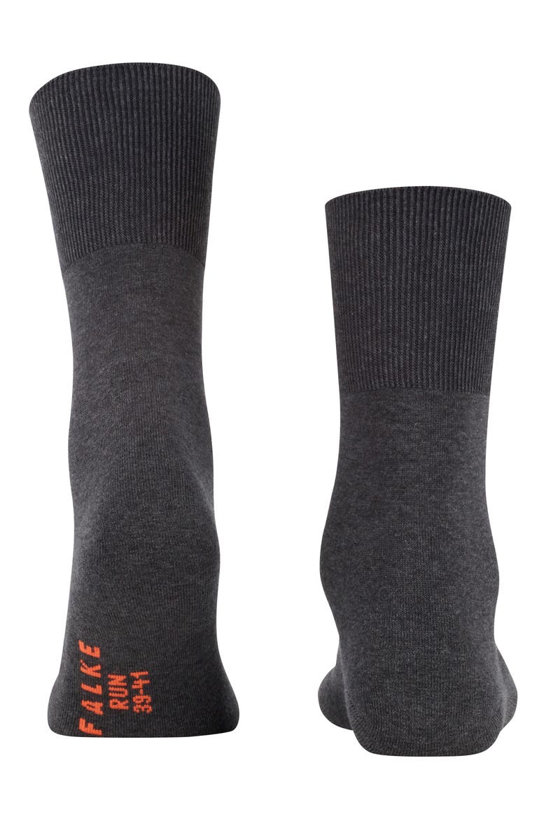 Gender Inclusive Run Crew Socks, Alternate, color, DARK GREY