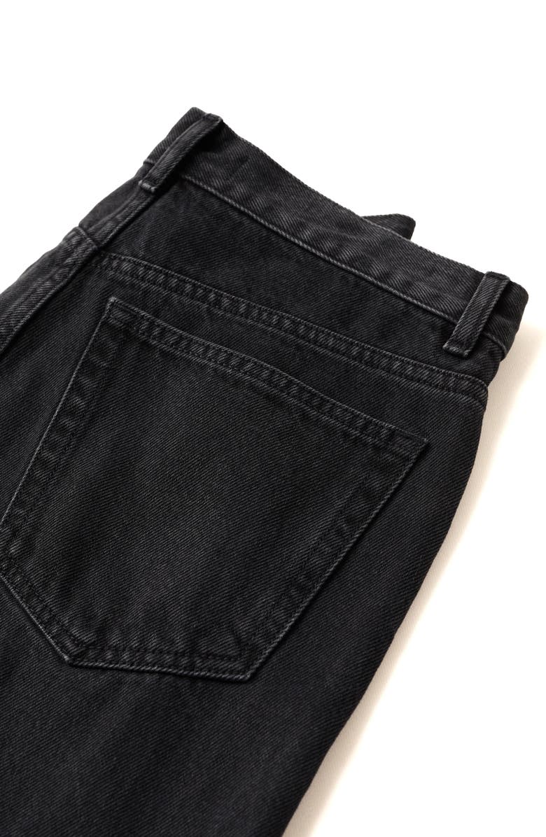 MANGO High Waist Straight Leg Jeans, Alternate, color,