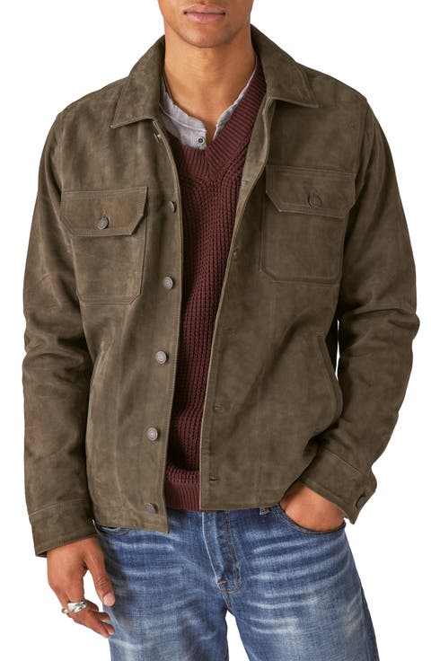 Suede Shirt Jacket