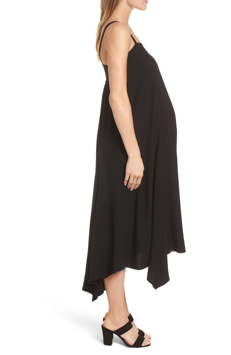 Isabella Oliver Carey Handkerchief Hem Maternity Dress, Alternate, color,