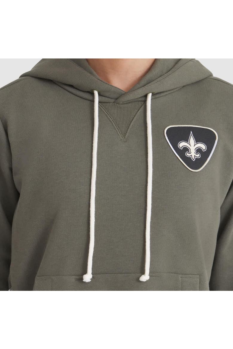 Women's Nike Olive New Orleans Saints 2025 Salute to Service Sideline Standard Issue Dri-FIT Hoodie, Alternate, color, Olive