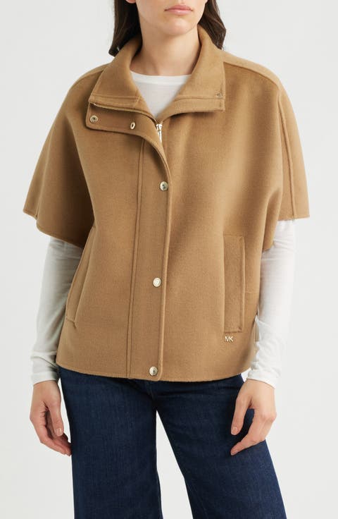 Double Face Wool Cape