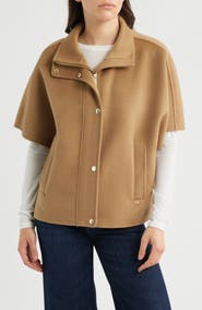 Michael Kors Double Face Wool Cape