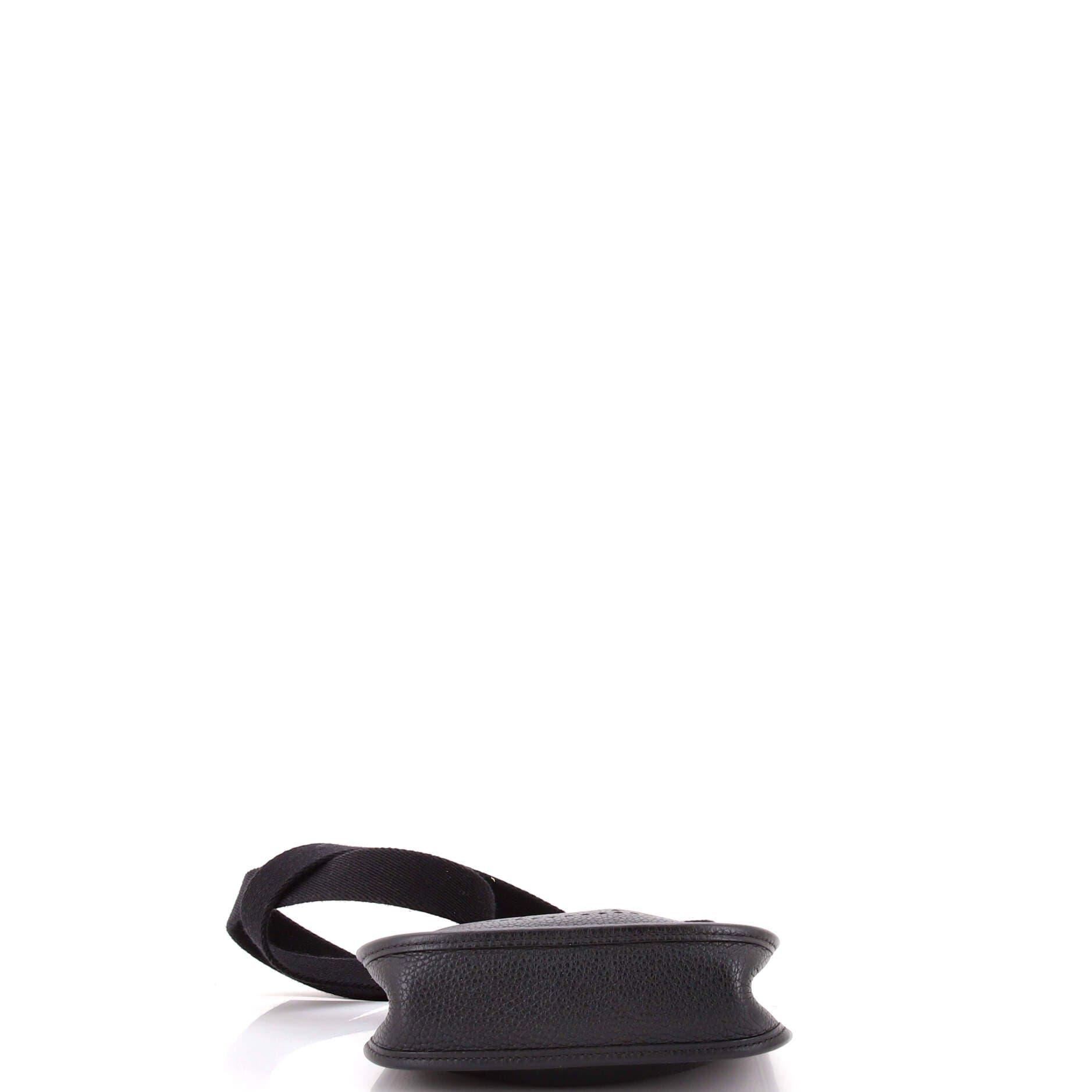 Pre-Owned Hermes Evelyne Bag Gen III Clemence TPM, Alternate, color, Noir