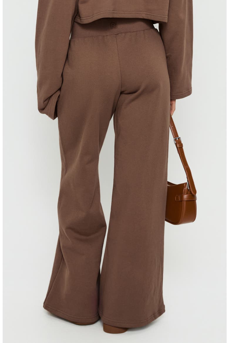 Peaks Wide Leg Sweatpants, Alternate, color, COCOA