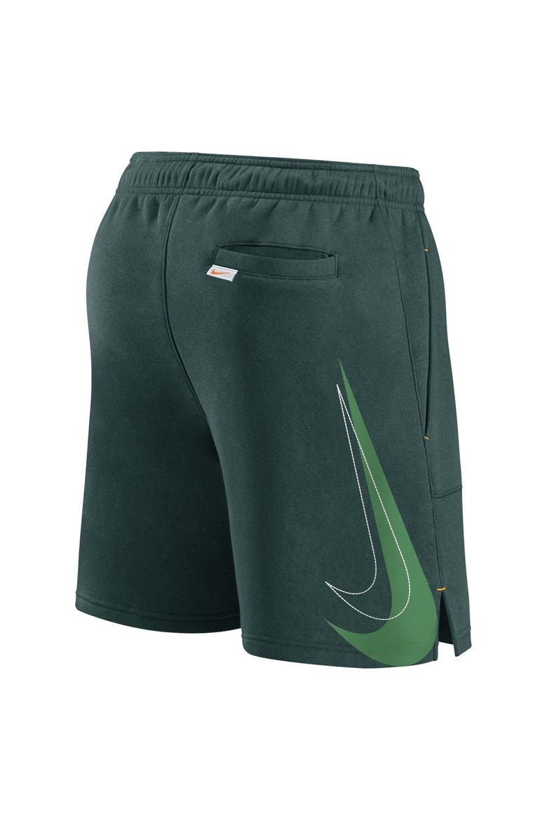 Men's Nike Green Oakland Athletics Statement Ball Game Shorts, Alternate, color, Green