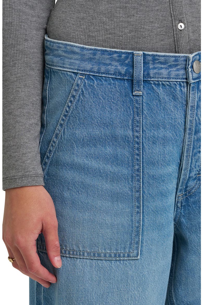 Patch Pocket Slouchy Cotton & Linen Jeans, Alternate, color, ON THE HOUSE
