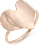 Nashelle Love Hammered Heart Ring