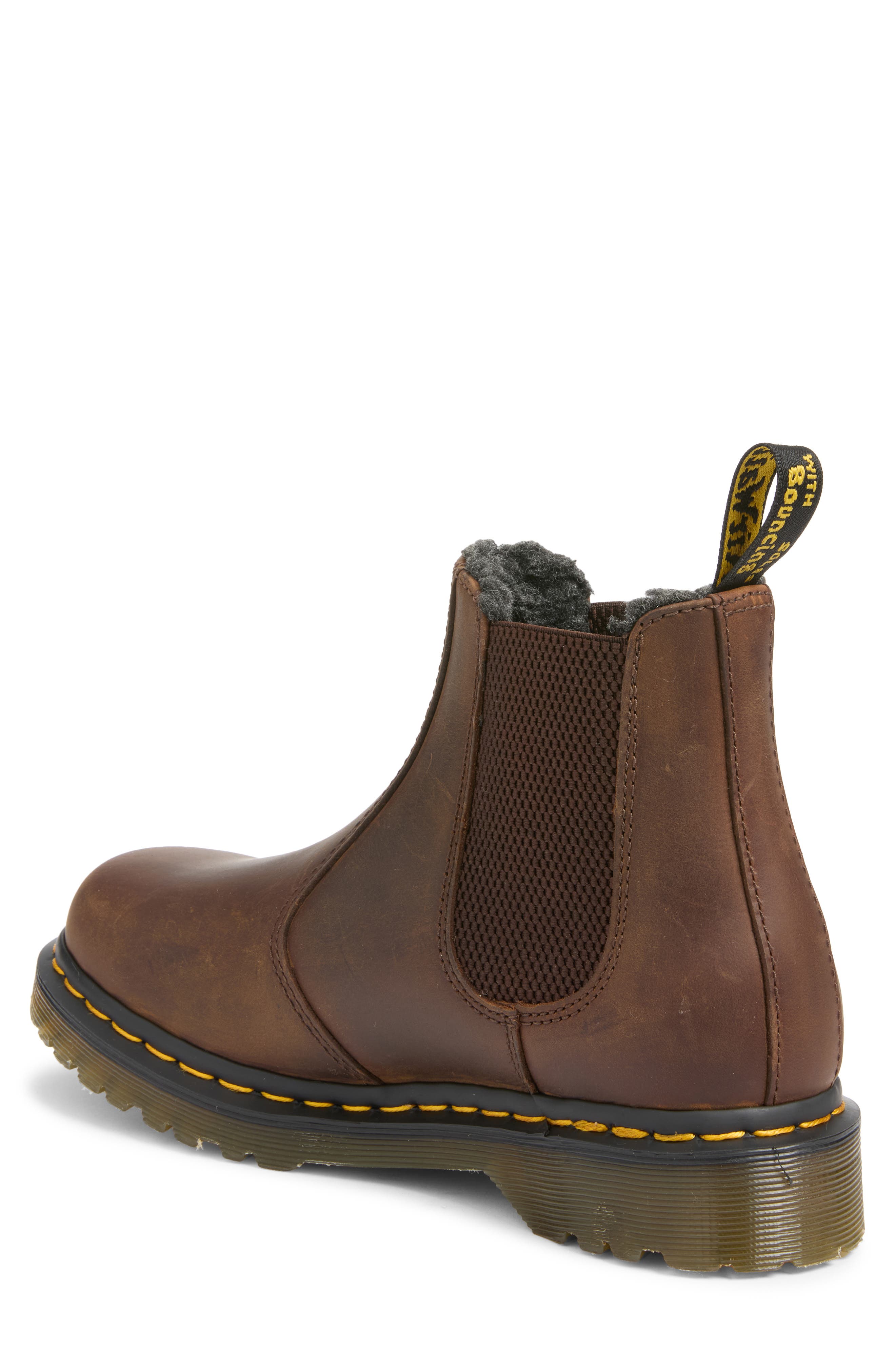 2976 WarmWair Leather Chelsea Boot, Alternate, color, DARK BROWN