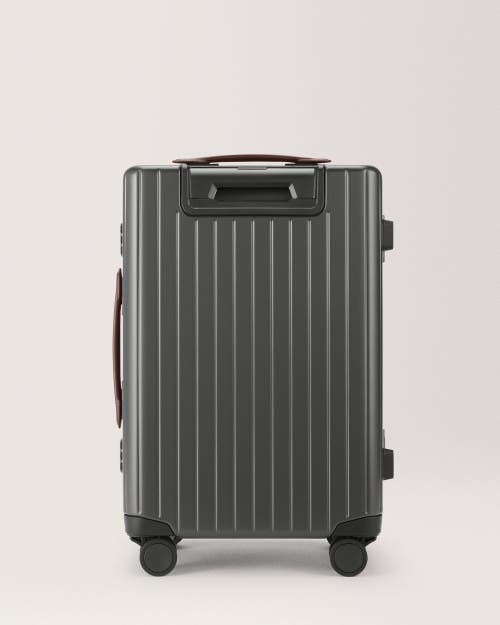 Carl Friedrik The Carry-on X Suitcase In Grey/chocolate