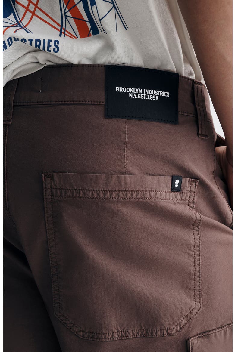 Graham Straight Leg Stretch Cotton Cargo Shorts, Alternate, color, FRENCH ROAST COLORED