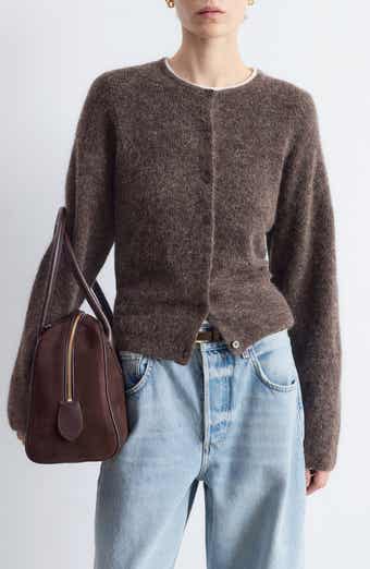 Alpaca & Wool Blend Cardigan