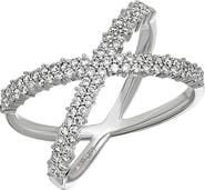 Bony Levy Audrey 18k Gold Diamond Crossover Ring