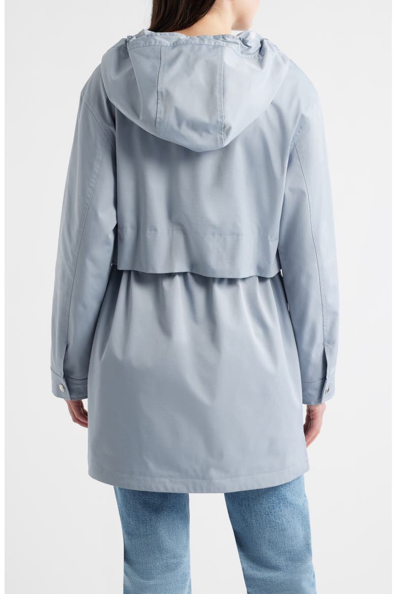 Water Repellent Hooded Jacket, Alternate, color, SPRING BLUE