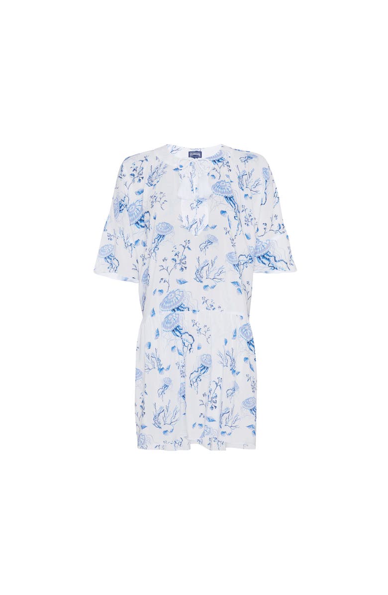Vilebrequin Viscose Dress Medusa and Shells, Main, color, 