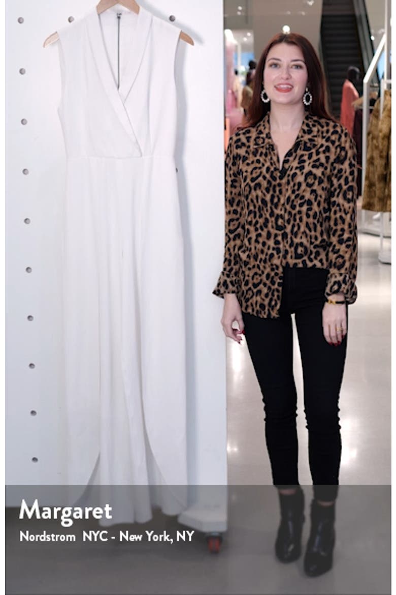 Bebe Shawl Collar Jumpsuit video