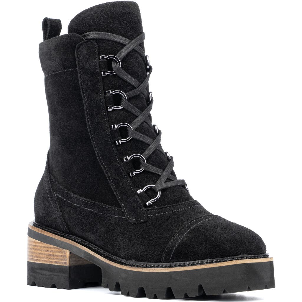 Vintage Foundry Eleonora Lug Boot In Black