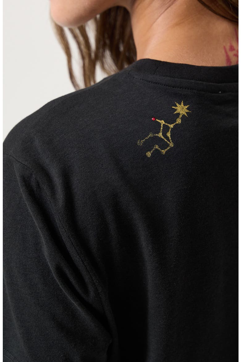 Virgo Mercury Graphic T-Shirt, Alternate, color, BLACK