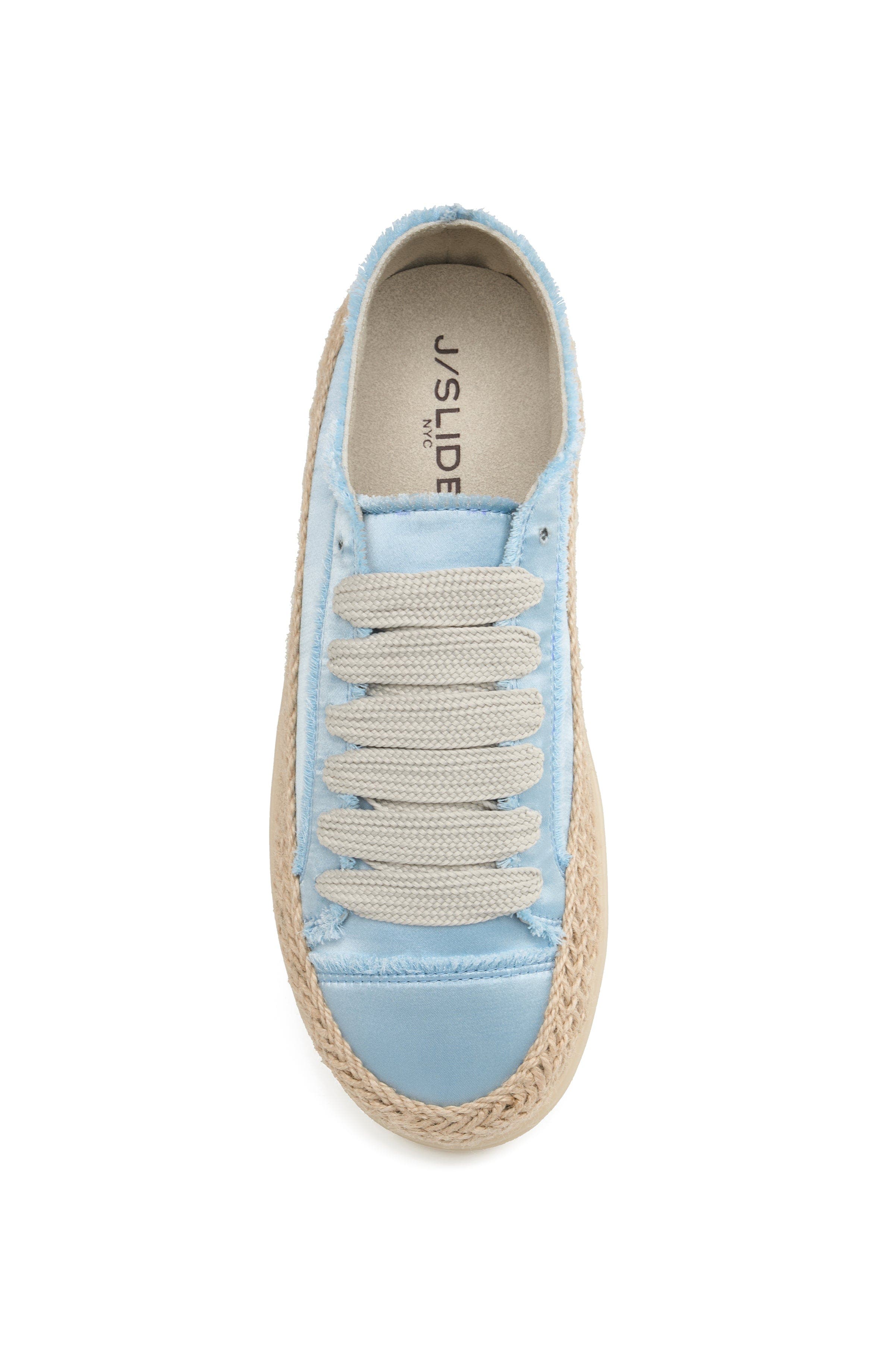 Hilda Satin Sneaker, Alternate, color, Aqua