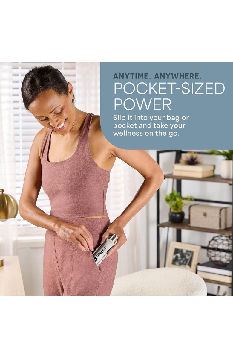 Lifepro Red Light Therapy Cold Sore Torch  Infrared Laser Therapy Device, Alternate, color, Silver