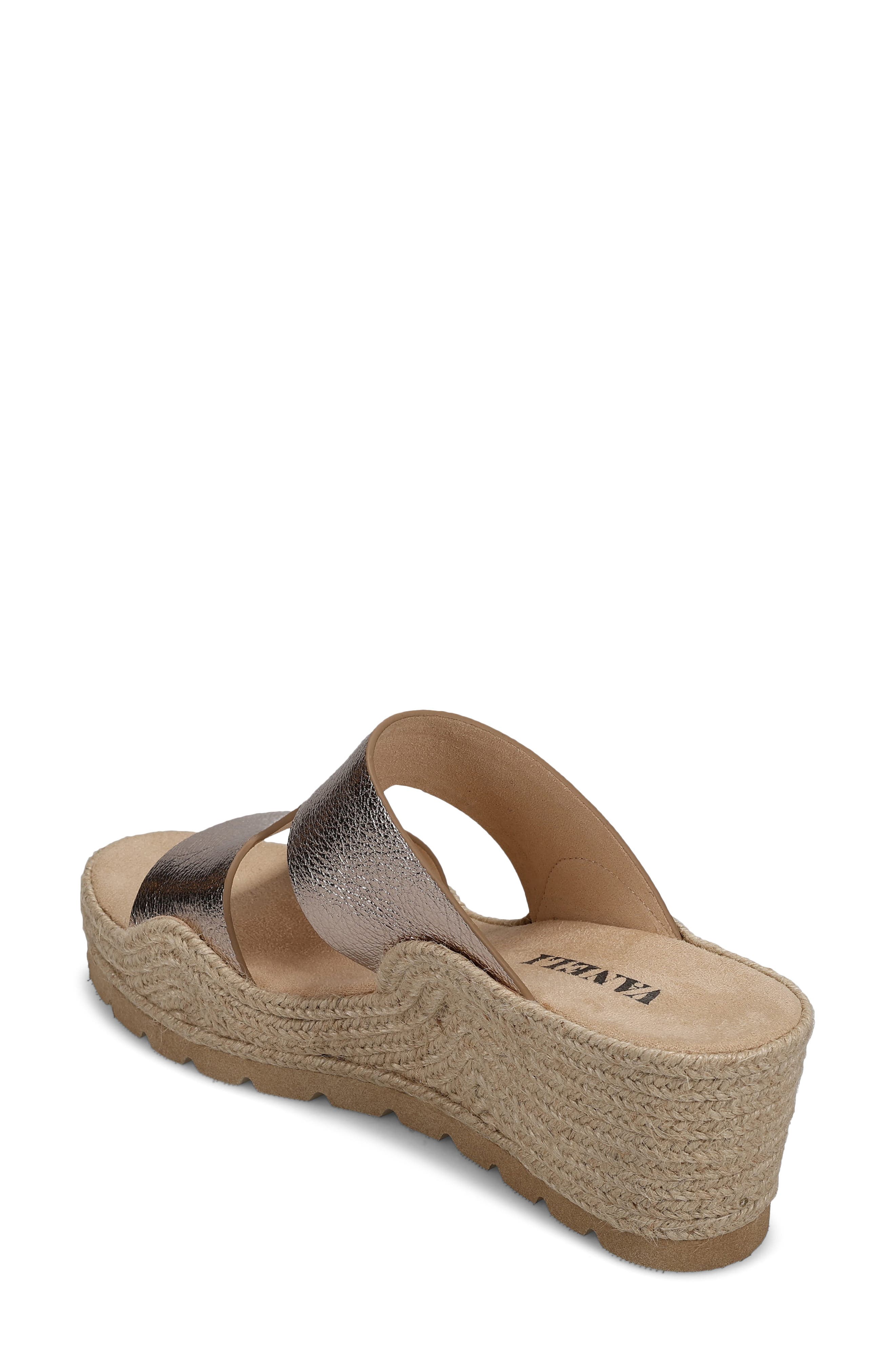 VANELi Cyril Platform Wedge Sandal, Alternate, color, Shell