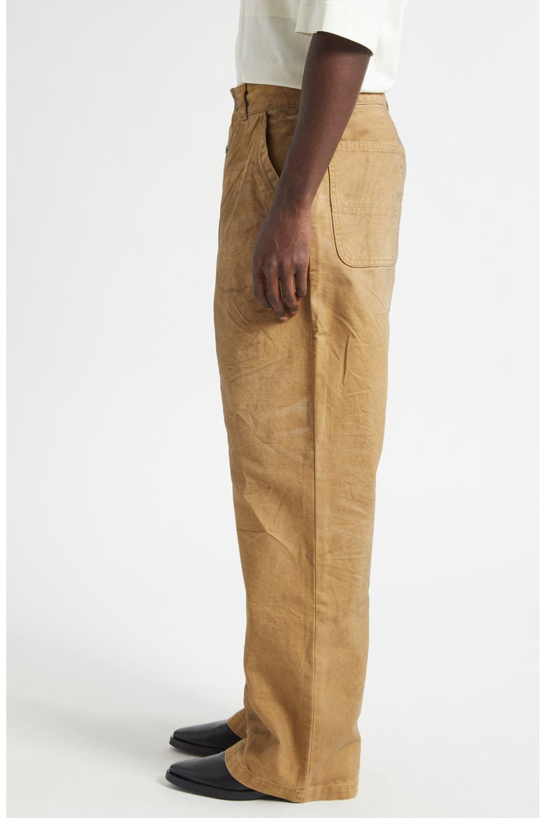 Relaxed Straight Leg Cotton Canvas Utility Pants, Alternate, color, WASHED CANYON WASHED CANYON
