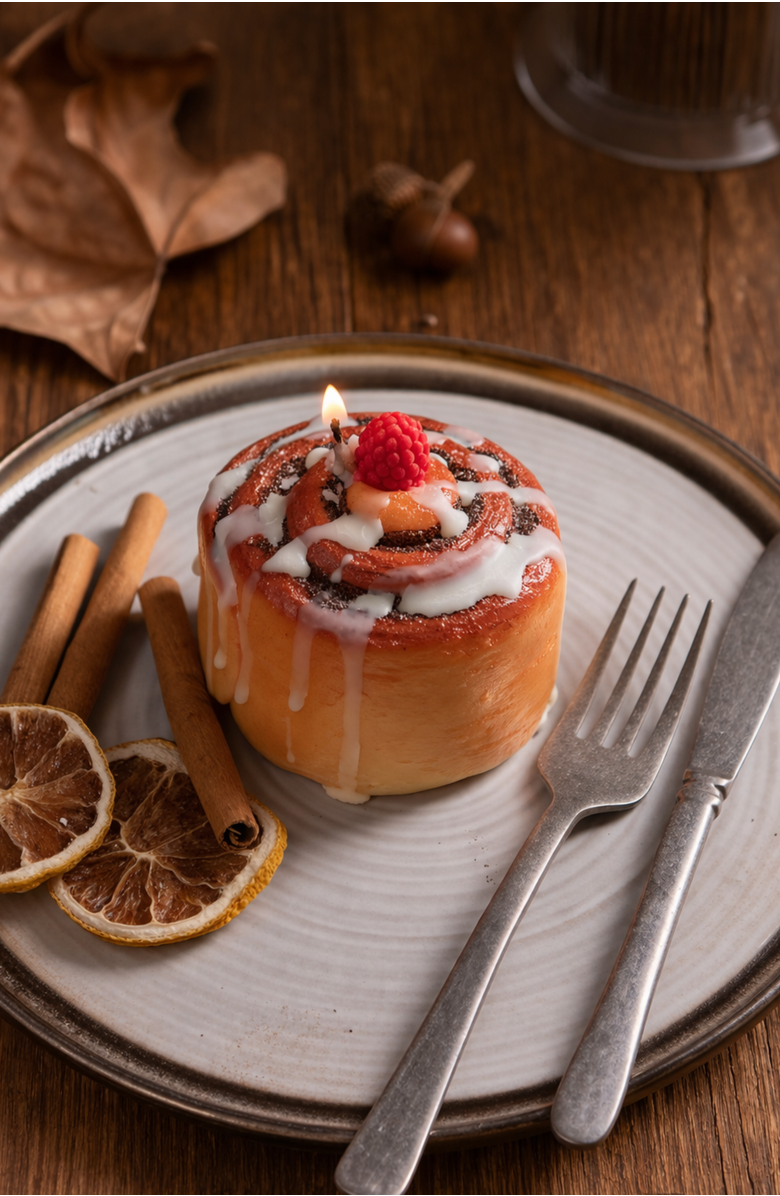 Southlake gifts Cinnamon Roll Candle, Alternate, color, Cinnamon