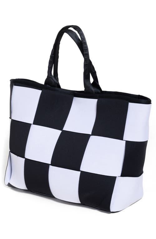 Pop Ups Brand Icon Water Resistant Woven Neoprene Tote Bag In Multi