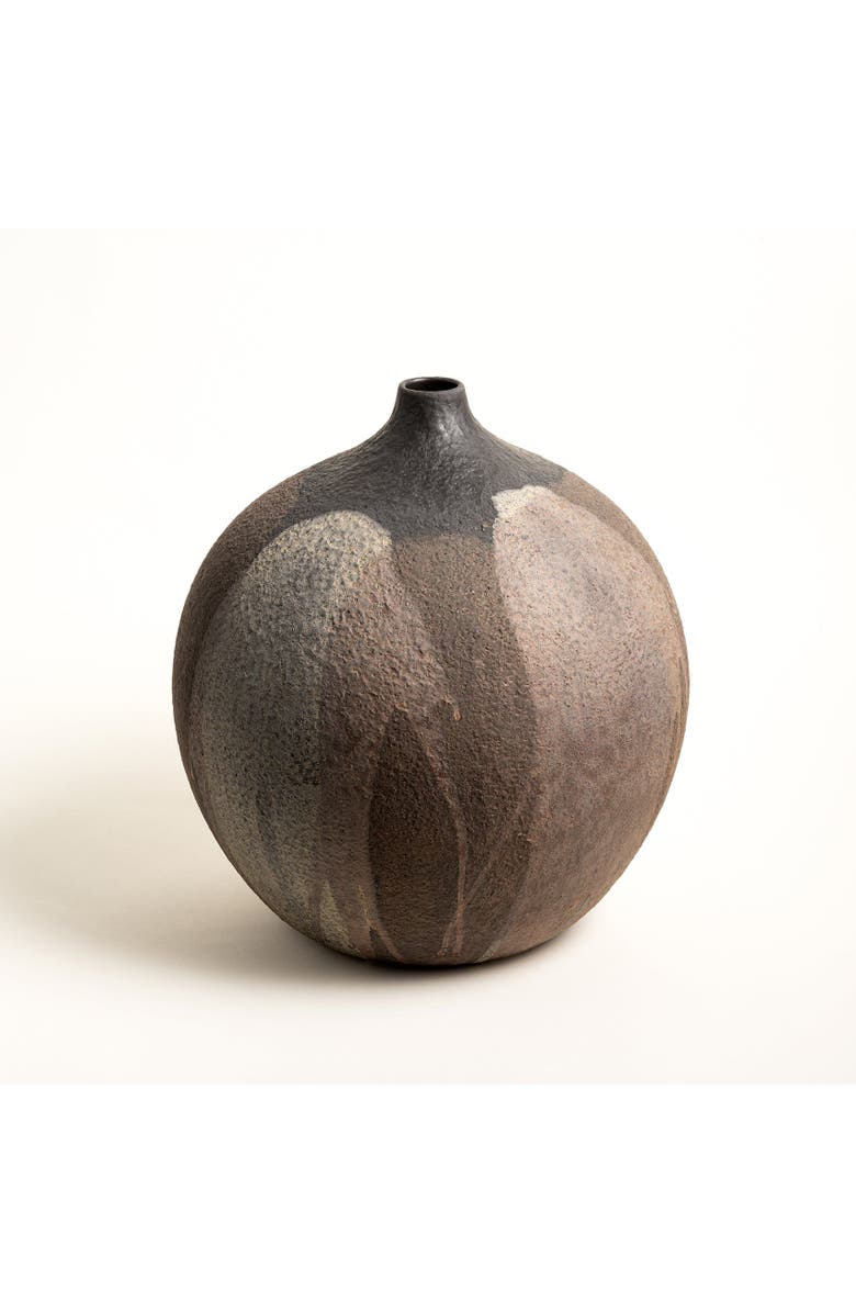 Zsa Zsa Zsu Lizbon Vase 13 In, Main, color, Brown