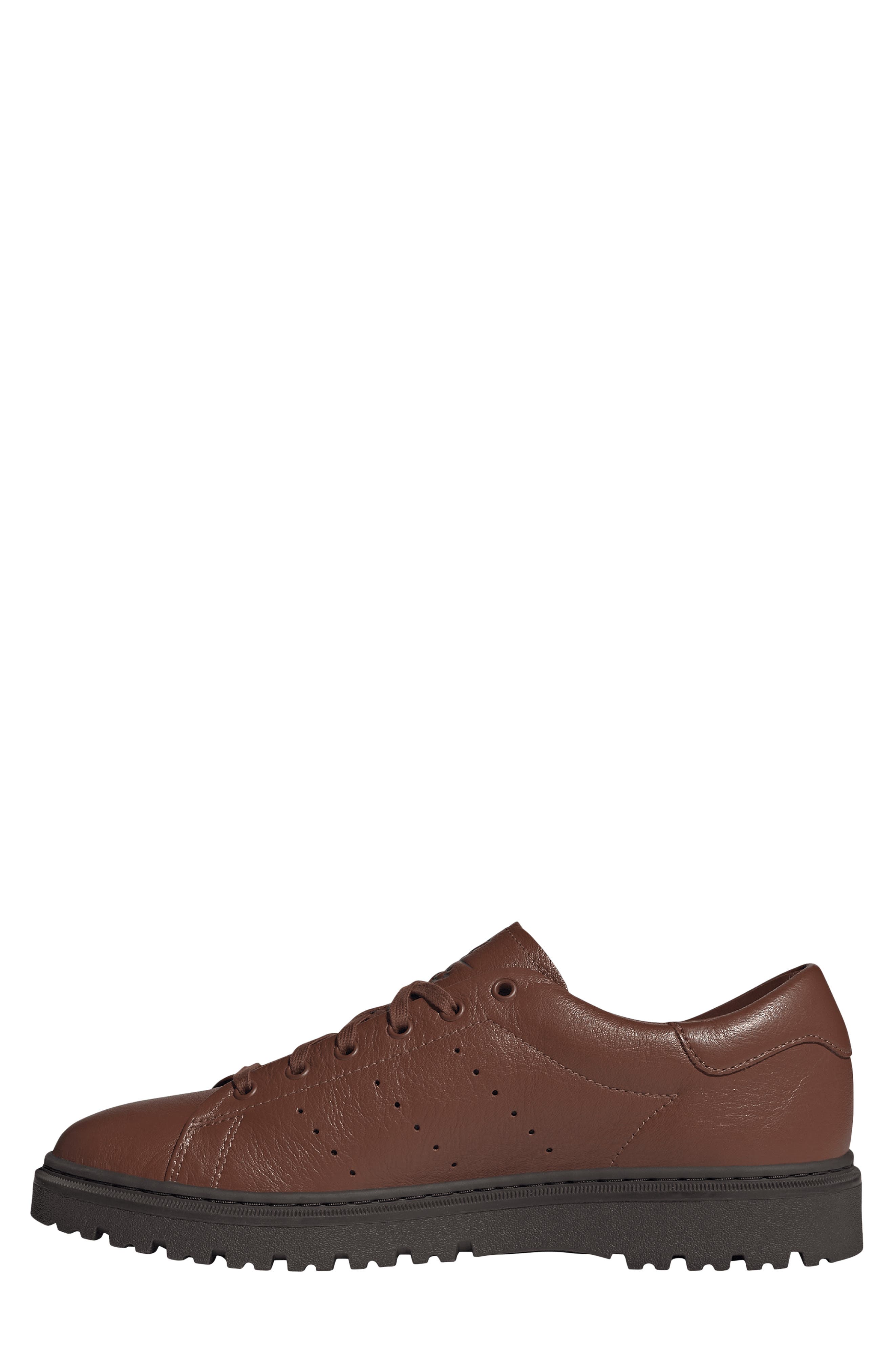 Gender Inclusive Stan Smith Freizeit Sneaker, Alternate, color, REDWOOD/ REDWOOD/ DARK BROWN