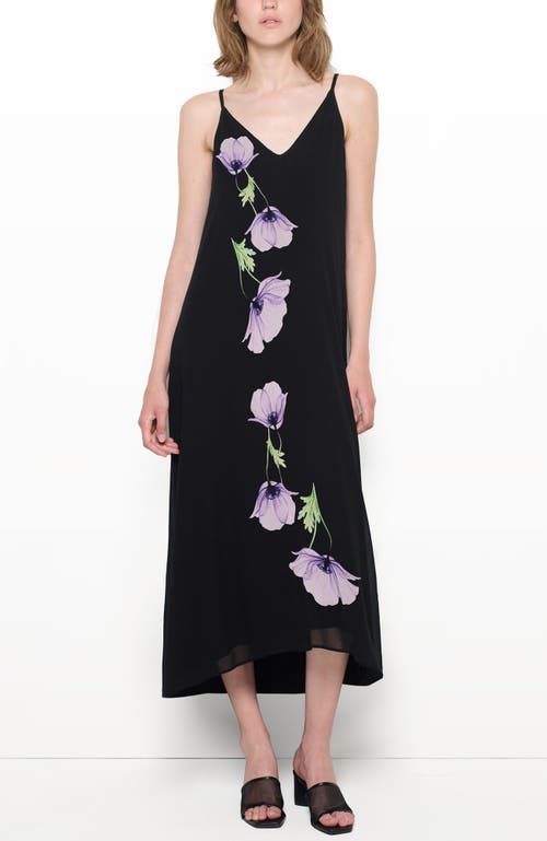 As By Df Christa Maxi Slip Dress In Black