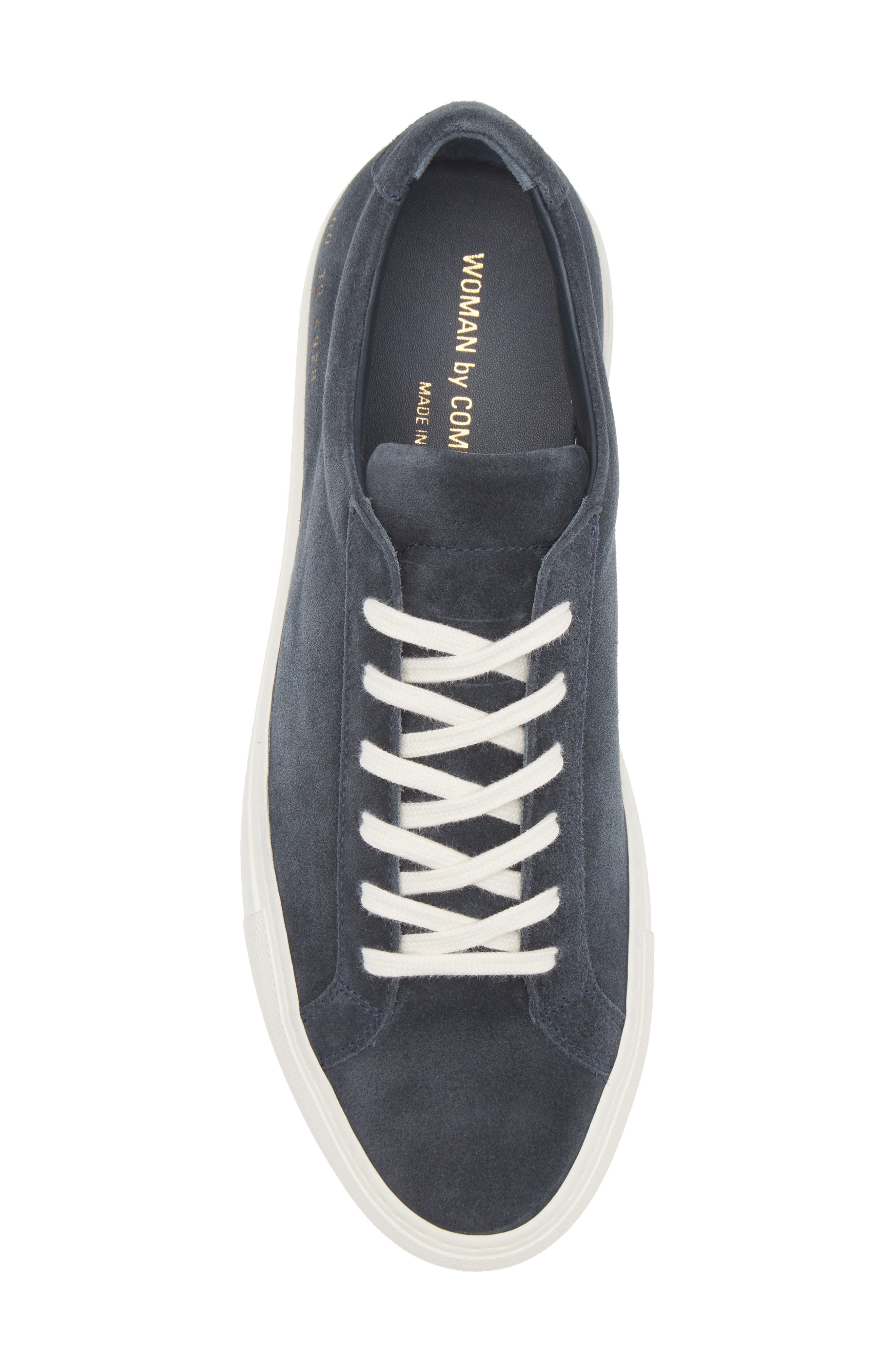 Achilles Suede Sneaker, Alternate, color, 4928 NAVY