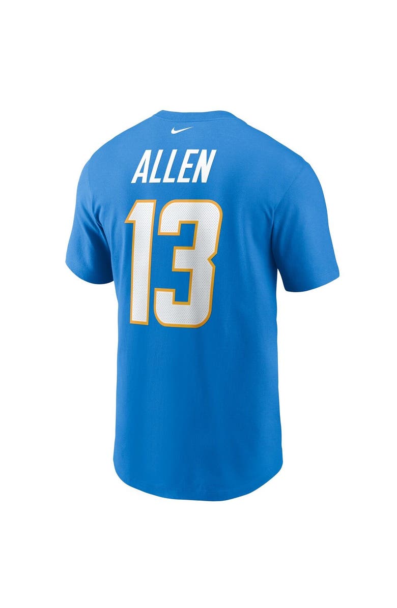 Nike Men's Nike Keenan Allen Powder Blue Los Angeles Chargers Name & Number T-Shirt, Alternate, color, 