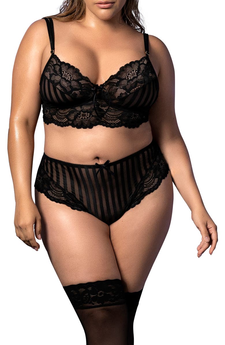 Mapale Underwire Bra & Panties Set, Main, color, 