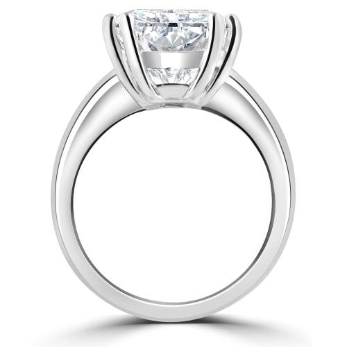 Bliss Diamond Certified 4.00ct Radiant Cut Diamond Engagement Ring Gold Lab Grown In 14k White Gold