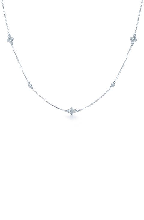 Diamond Station String Necklace