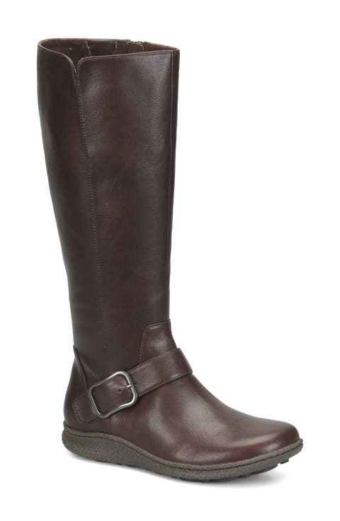 Nicoya Faux Leather Knee High Boot