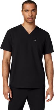 JAANUU Platt Men's 3-Pocket Classic V-Neck Scrub Top