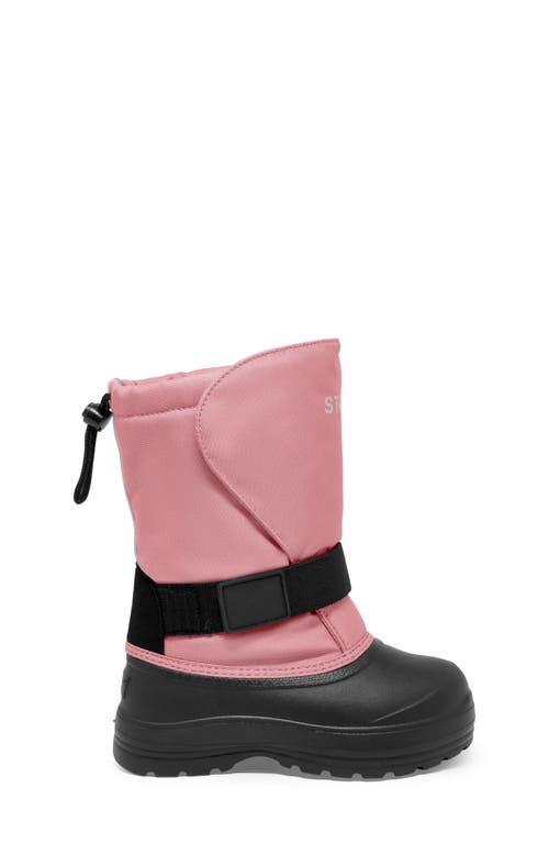 Stonz Kids' Trek Snow Boot In Dusty Rose