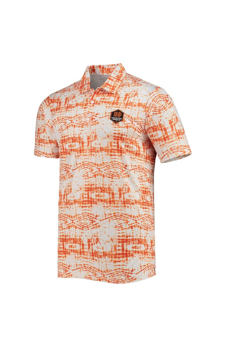 ANTIGUA Men's Antigua Orange Houston Dynamo FC Vivid Polo, Alternate, color, 