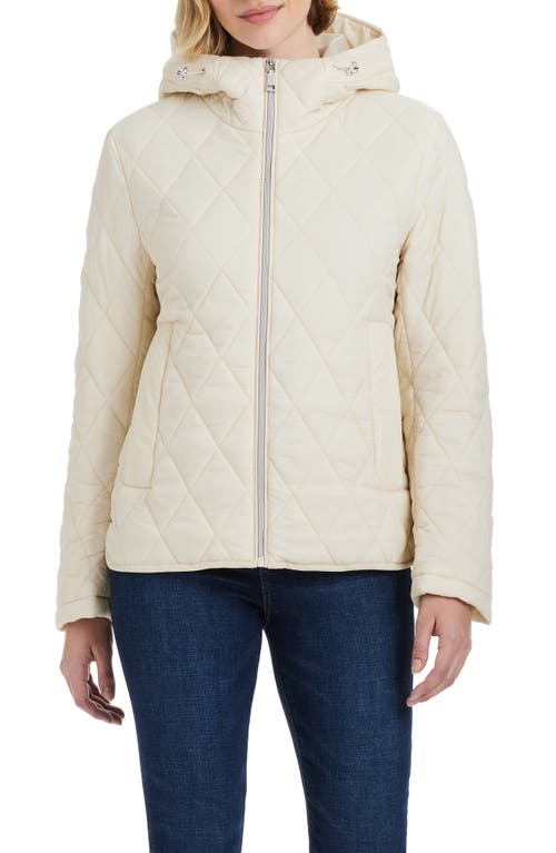 VINCE CAMUTO VINCE CAMUTO WATER RESISTANT HOODED QUILTED JACKET