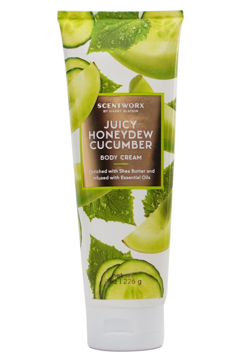 Juicy Honeydew Cucumber Body Cream, Main, color, NO COLOR