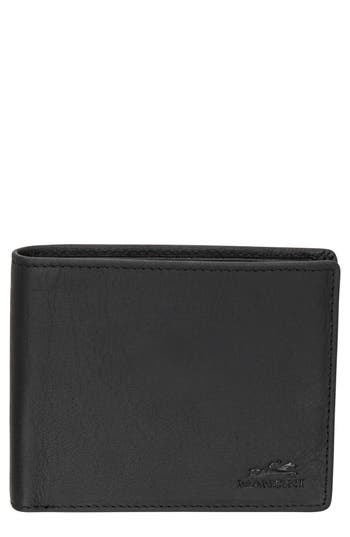 Mancini Buffalo Rfid Wallet With Coin Pocket In Black