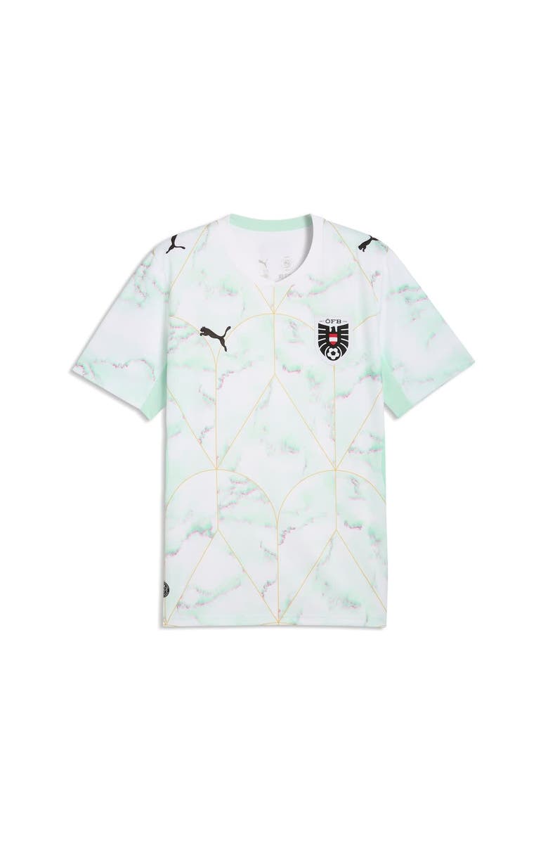 PUMA Men's Puma  White Austria National Team 2026 Away Replica Jersey, Alternate, color, White