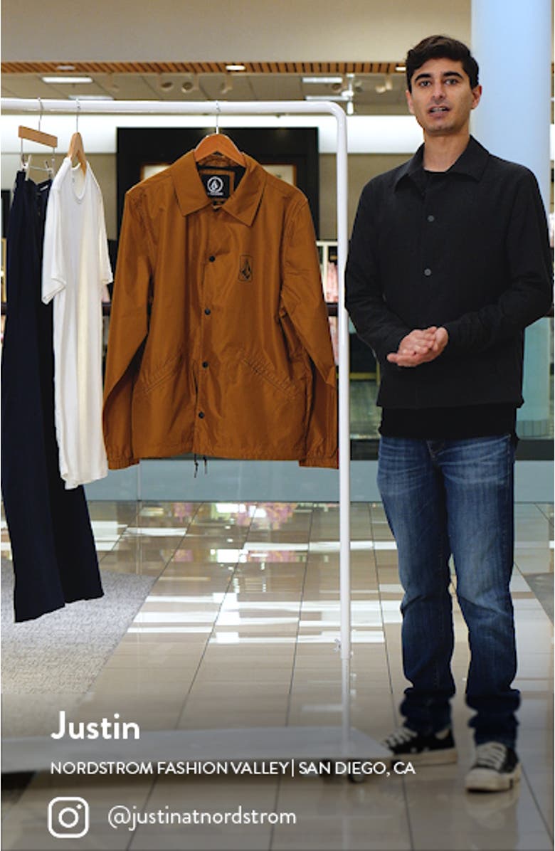 Skate Vitals Water Resistant Coach Jacket, sales video thumbnail