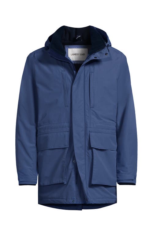 Lands' End Waterproof Squall Parka In Blue