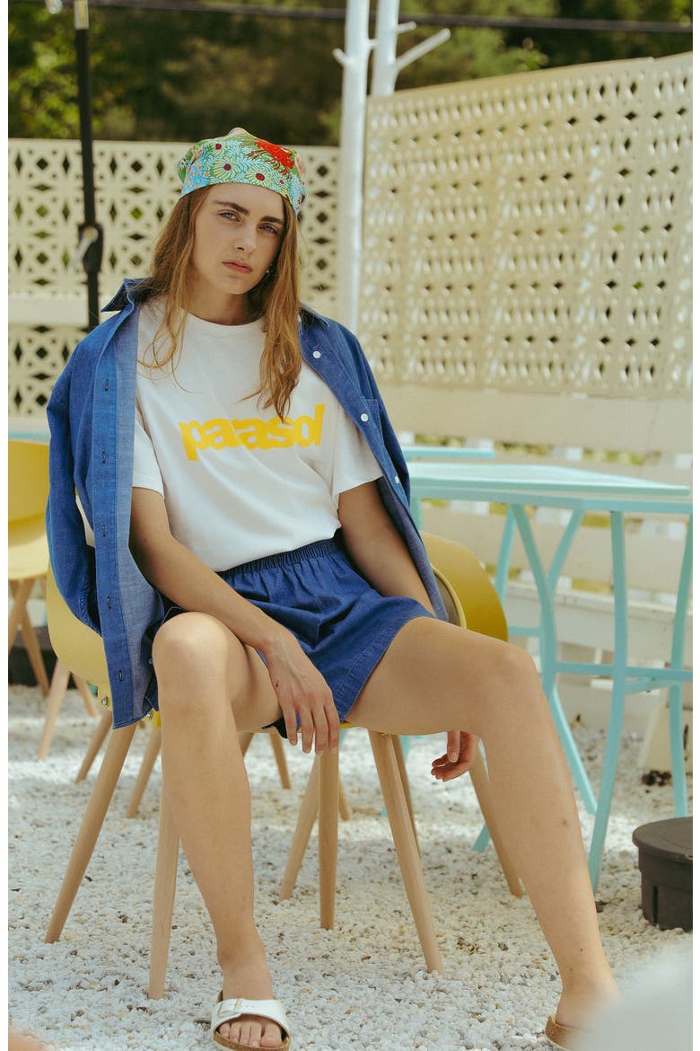 Parasol Graphic Cotton T-Shirt, Alternate, color, YELLOW