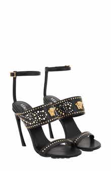 Versace Medusa Ankle Strap Sandal